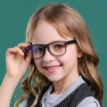Kids Black Nerd Glasses for Ages 4-12