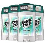 Speed Stick Men's Deodorant, 4-Pack, Regular