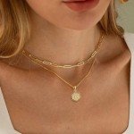 Personalized Gold Initial Necklace for Women - Letter S