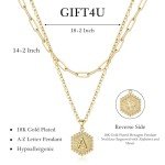 Personalized Gold Initial Necklace for Women - Letter S