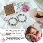 Trendy Natural Stone Initial Bracelets for Women