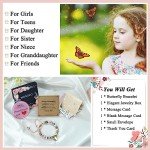 Trendy Natural Stone Initial Bracelets for Women