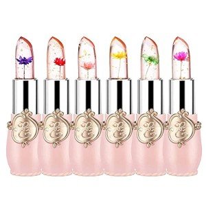 6-Pack Crystal Flower Color Change Lipstick