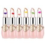 6-Pack Crystal Flower Color Change Lipstick
