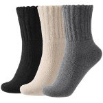 Cozy Knit Winter Socks - 3 Pairs for All