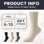 Cozy Knit Winter Socks - 3 Pairs for All