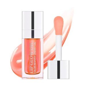 Hydrating Pink Lip Glow Oil - Non-Sticky Shine