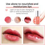 Hydrating Pink Lip Glow Oil - Non-Sticky Shine