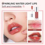 Hydrating Pink Lip Glow Oil - Non-Sticky Shine