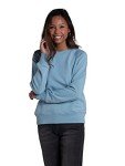 Fruit of the Loom Women's Crafted Comfort Sweatshirts, Pants, & Tri-Blend Tees, Nepturne Blue Heather