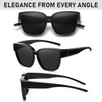 Polarized UV Protection Sunglasses for Over Glasses