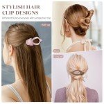 8 Pack French Hair Clips for All Hair Types