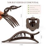 8 Pack French Hair Clips for All Hair Types