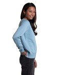 Fruit of the Loom Women's Crafted Comfort Sweatshirts, Pants, & Tri-Blend Tees, Nepturne Blue Heather