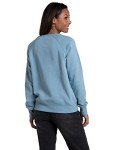 Fruit of the Loom Women's Crafted Comfort Sweatshirts, Pants, & Tri-Blend Tees, Nepturne Blue Heather