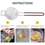 NileHome Stainless Steel Egg Separator - 2 Pack