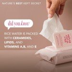 Rice Water Bright Makeup Remover Wipes - Vegan