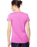 Hanes Women's Sport Performance V-Neck Tee, Granite Heather, X-Large