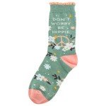 Karma Women's Crew, Light Green Hippie, One Size