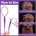 32 Colors Mini Hair Bands with Styling Tools