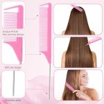 Triple Teasing Hair Tool Set in Pink