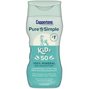 Kids Sunscreen Lotion SPF 50, Water Resistant