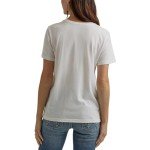 Wrangler Women's Western Retro Short-Sleeve Graphic T-Shirt, Marshmallow Heather