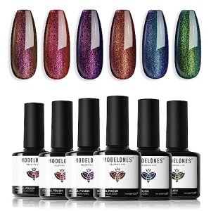 Chameleon Gel Nail Polish Set - 6 Vibrant Colors