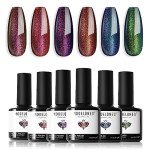 Chameleon Gel Nail Polish Set - 6 Vibrant Colors