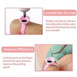 350 PCS Under Eye Gel Pads & Brushes Set