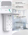 Wall Outlet Extender with USB Ports & Surge Protection