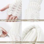 Knitted Fingerless Arm Warmers for Women
