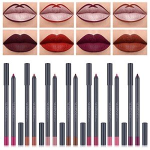 7 Color Waterproof Lip Liner Pencil Set