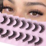 Cat Eye 3D Mink False Eyelashes - 7 Pairs