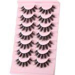 FARRED Fluffy Wispy Faux Mink Eyelashes, 7 Pairs