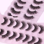 Cat Eye 3D Mink False Eyelashes - 7 Pairs