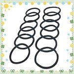 50 Black Hair Ties for All Hair Types