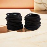 50 Black Hair Ties for All Hair Types