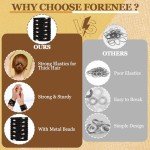 24 Black Braided Ponytail Holders - Hair Ties