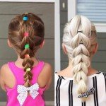 Vrose Small Brown Hair Ties for Kids