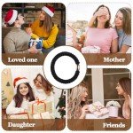 24 Black Braided Ponytail Holders - Hair Ties