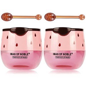 Strawberry Vitamin E Lip Masks - 2 Pack