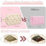 Cute Corduroy Makeup Bags - 2 Pack Set