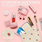 Cute Corduroy Makeup Bags - 2 Pack Set