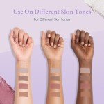 Colorful Eyeshadow Palette with Highlighter and Blush