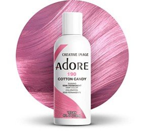 Vegan Pink Hair Dye - Adore Cotton Candy 4 Oz