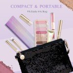 Colorful Eyeshadow Palette with Highlighter and Blush