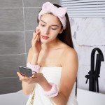 Trendy Spa Headband and Wristband Set for Women