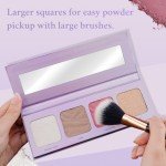 Colorful Eyeshadow Palette with Highlighter and Blush