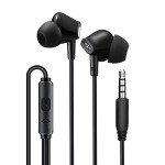 Aylaa Wired Earbuds Headphones for School with Microphone Noise Isolating Stereo Bass in-Ear Earphones – for Smartphones, Tablets, Schools, Ipads, Multiuse - 3.5mm Plug in Audio Jack - Black